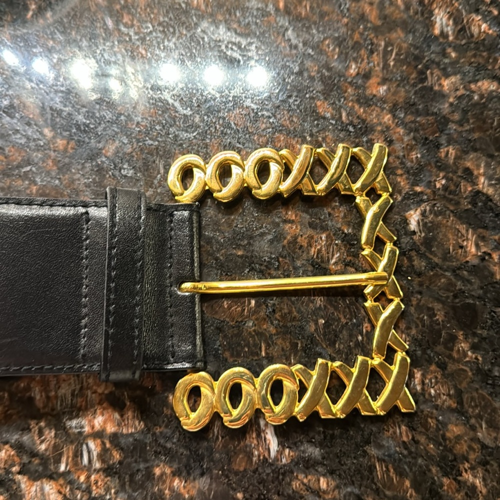 Paloma Picasso Leather Belt